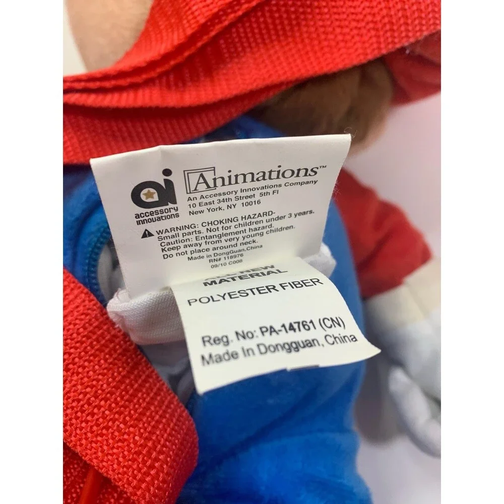 Super Mario Bros. Plush Doll Backpack 19” Official Nintendo